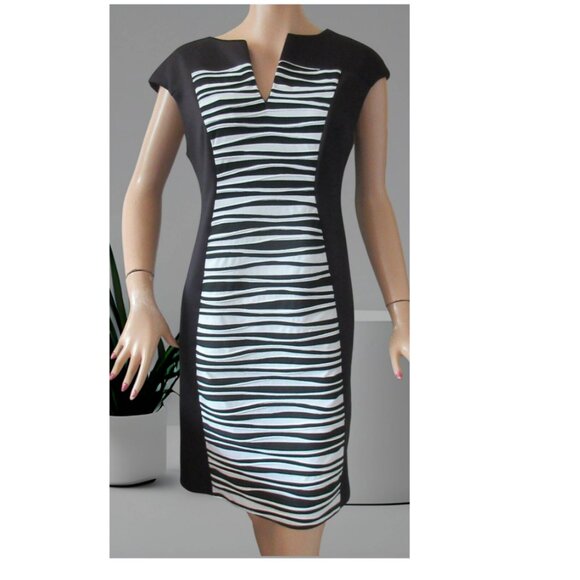 Laura Petites Dresses & Skirts - Laura Petites Black and White Sheath Dress Women's Size 6